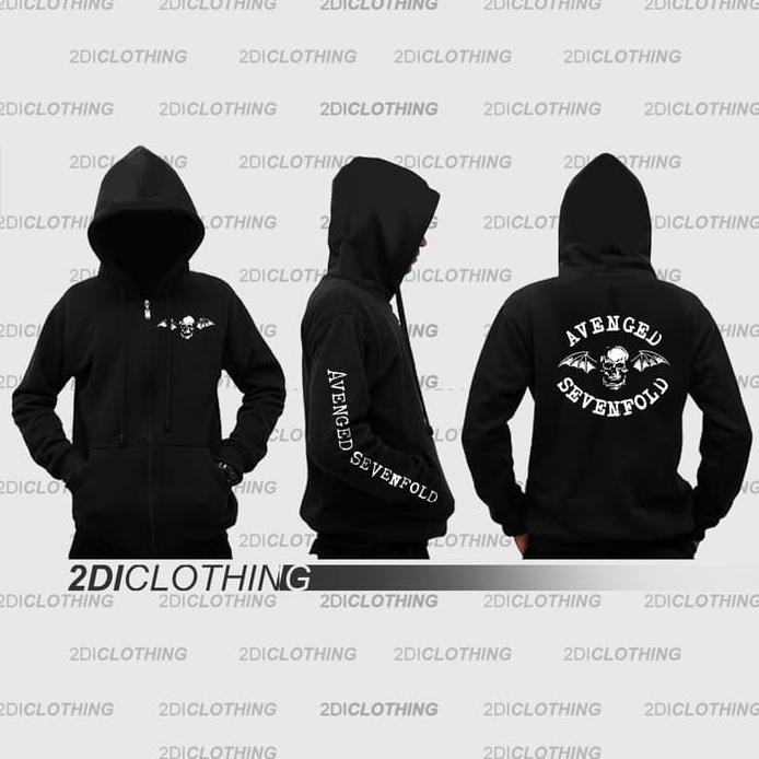 Jaket Hoodie Zipper Avenged Sevenfold/ Jaket Avenged Sevenfold Top Quality