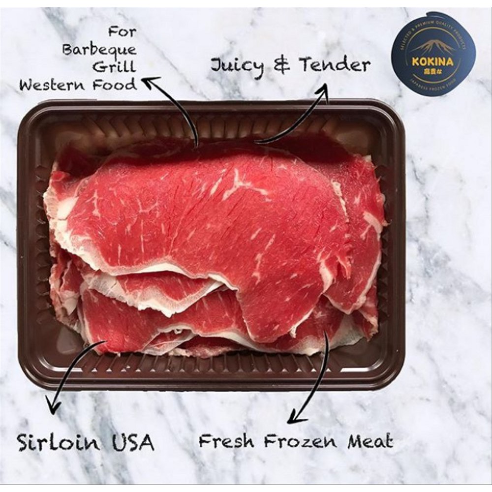 

KOKINA SIRLOIN USA SLICE 500 Gram HALAL Berkualitas