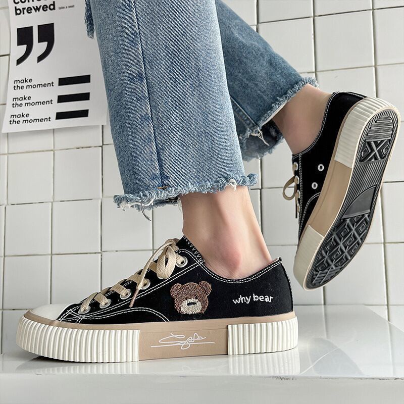 HS / Sneakers Kanvas Wanita Casual Import Fashion Shoes 258