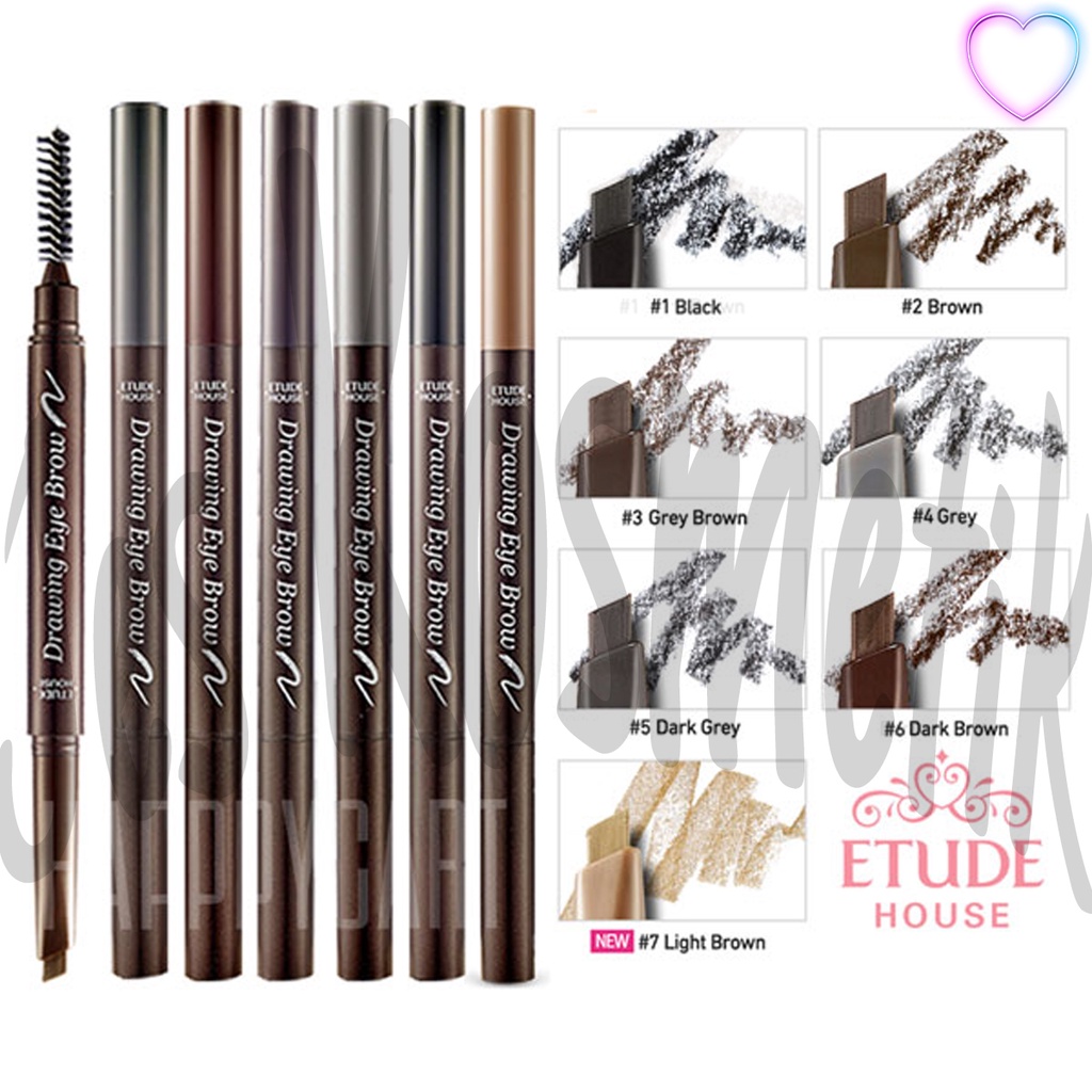 [LUSINAN] Pensil Alis Etd House Eyebrow Pencil Korea Make Up Kosmetik Mata