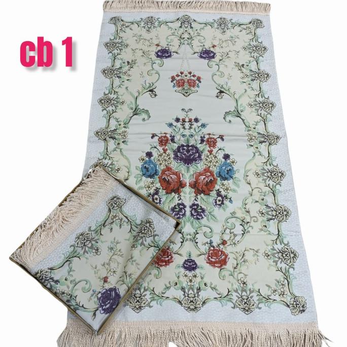 Sajadah Turki Premium Motif Bordir