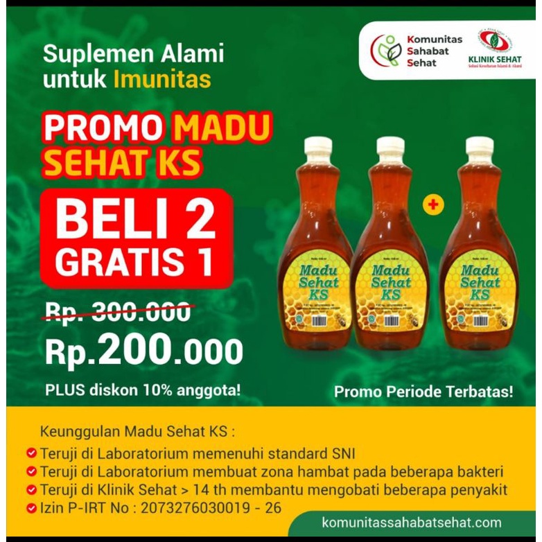 MADU KS PROMO ABISS 450 ml = 600 gr