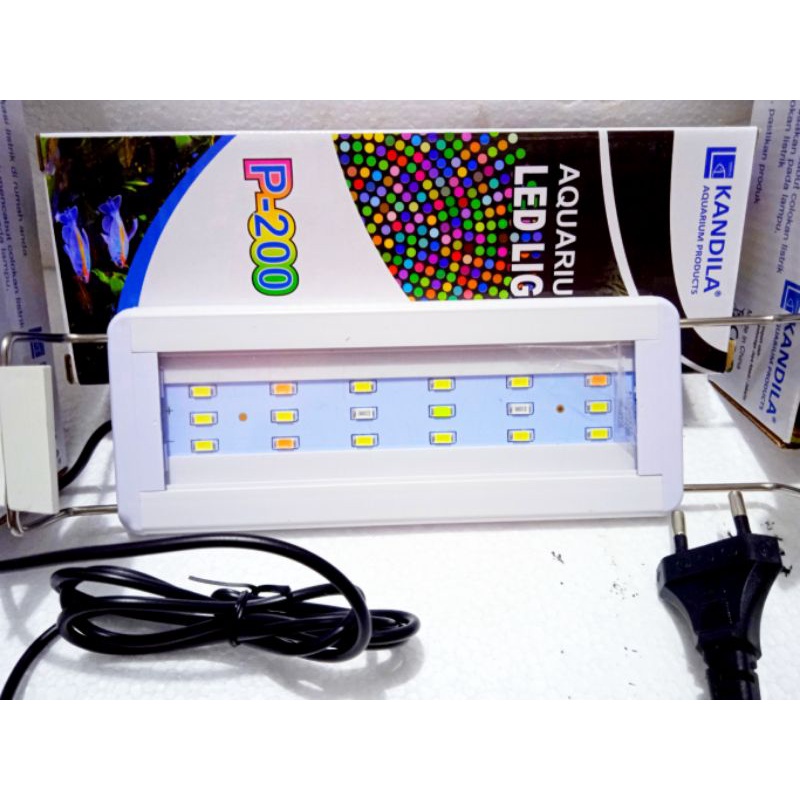 LAMPU AQUARIUM LED ATAS/ LAMPU LED AQUARIUM P200 RGB 5w Kandila Aquarium Aquascape