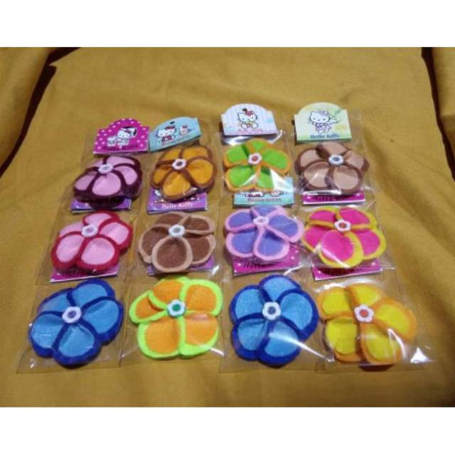 BROS BUNGA WARNA WARNI DARI KAIN FLANEL