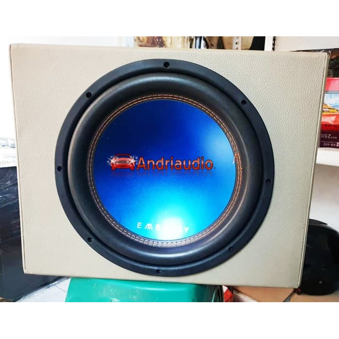 Paket Audio Mobil Subwoofer Plus Box Speaker