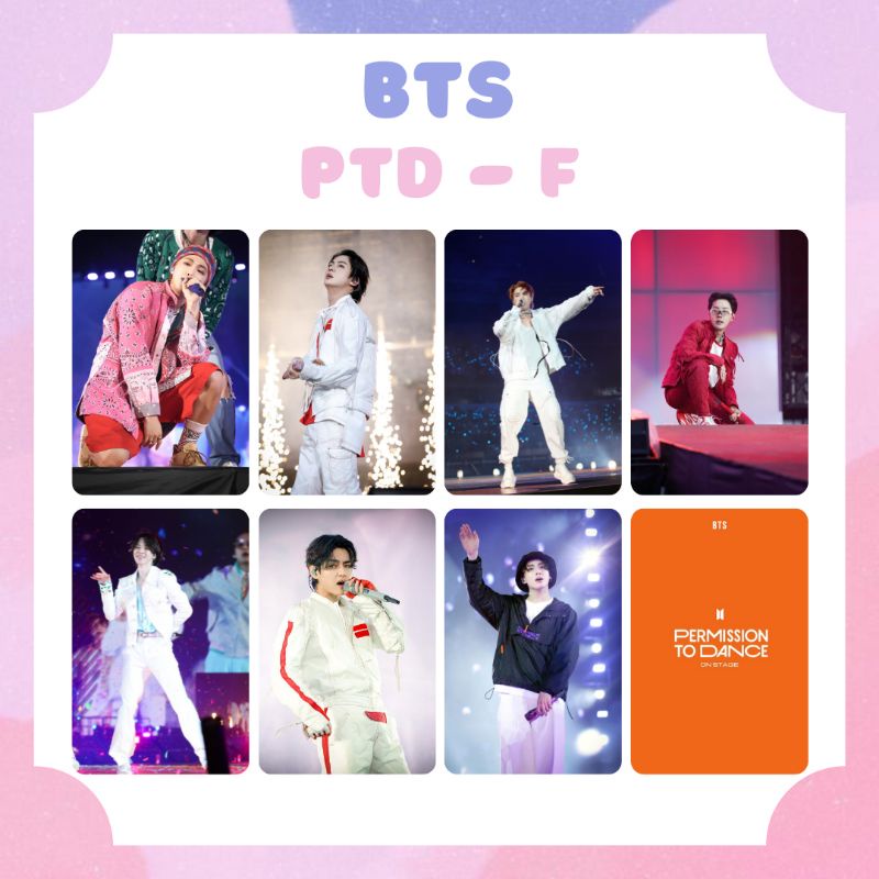 [BTS] PHOTOCARD BANGTAN  BTS PREMISSION TO DANCE
