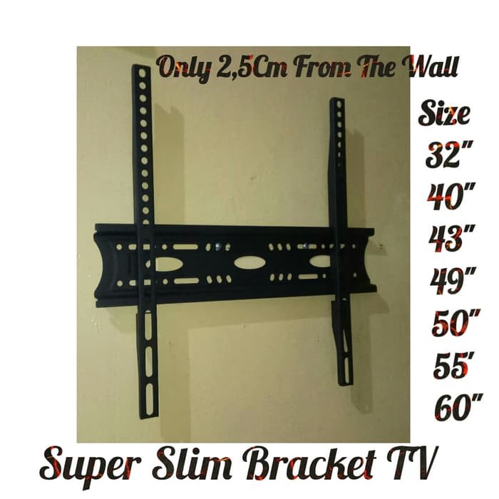 Bracket tv 32 sampai 60 Inch Import UHD LED Curved Super Slim termurah