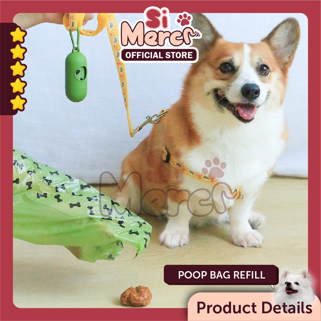 Kantong Plastik Kotoran Hewan Lucu Bentuk Tulang/Poop Waste Bag Dispenser/Poop Bag Dog Cat