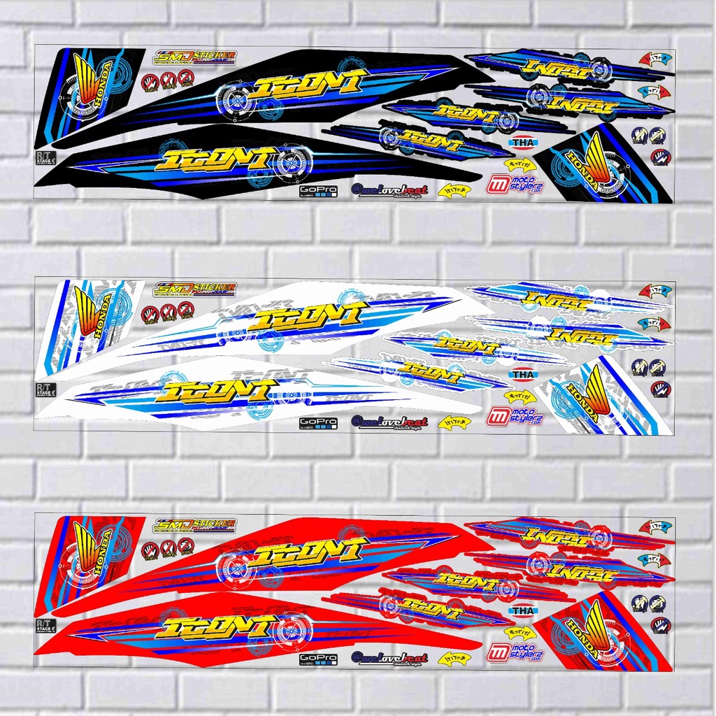 STRIPING VARIASI HONDA BEAT FI THAILOK STICKER