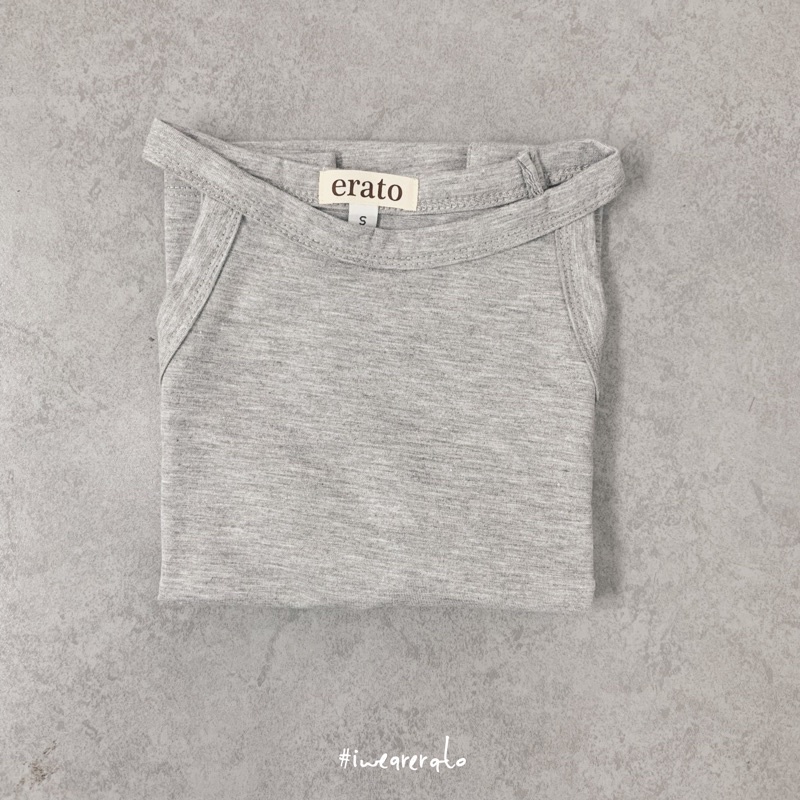 ERATO - Athela Crop Tank Top / Atasan Wanita-Grey