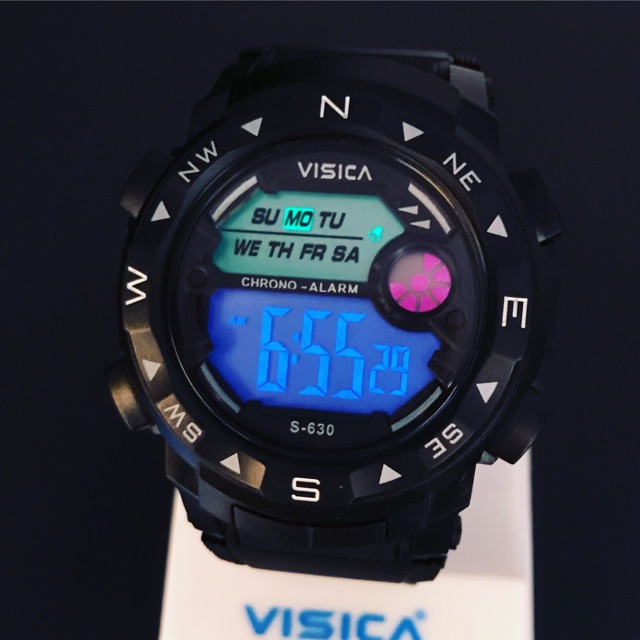 Jam Tangan Visica Sport Digital antiair stopwatch