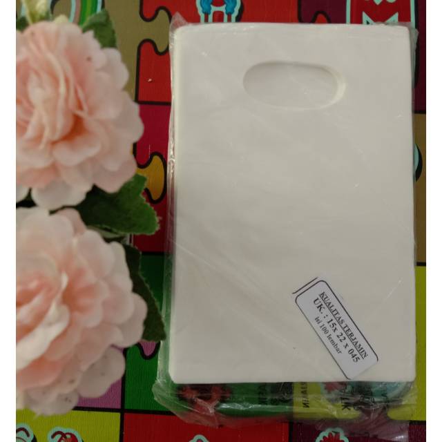 

PLASTIK PLONG 15x22 POLOS TANPA SABLON isi 100pcs