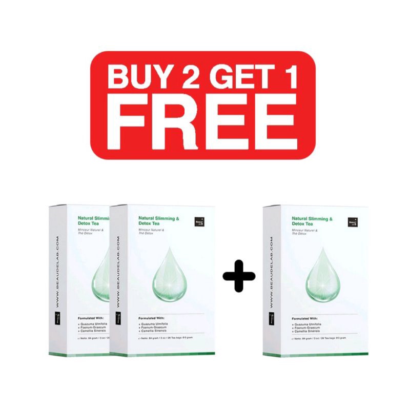 Teh Diet Detox| Beaudelab Slimming & Detox Green Tea |Suplemen Pelangsing Herbal