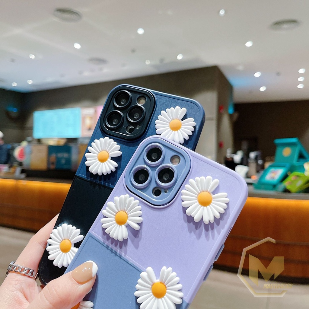 CASE FYP 2IN1 BUNGA DAISY 3D VIVO Y12 Y15 Y17 Y11 Y12I Y15S Y01 Y20 Y12S Y20I Y20S Y21 Y21S Y32 Y33T Y33S Y21A Y30 Y30I Y50 Y75 Y55 T1 Y91 Y95 Y91C Y1S V5 V5S Y67 V20 V21E V23E MA3488