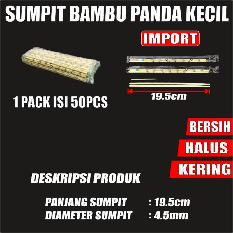 Sumpit Bambu Trifinity + Tusuk Gigi Higienis + Tusuk Sate Bambu Pack Var