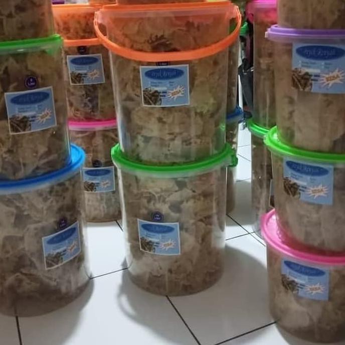 

Peyek Renyah / Peyek Rumahan / Peyek Toples 14 Liter - Kacang Tanah