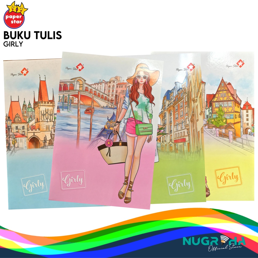 

BUKU TULIS BOXY 42 LEMBAR PAPERSTAR – GIRLY