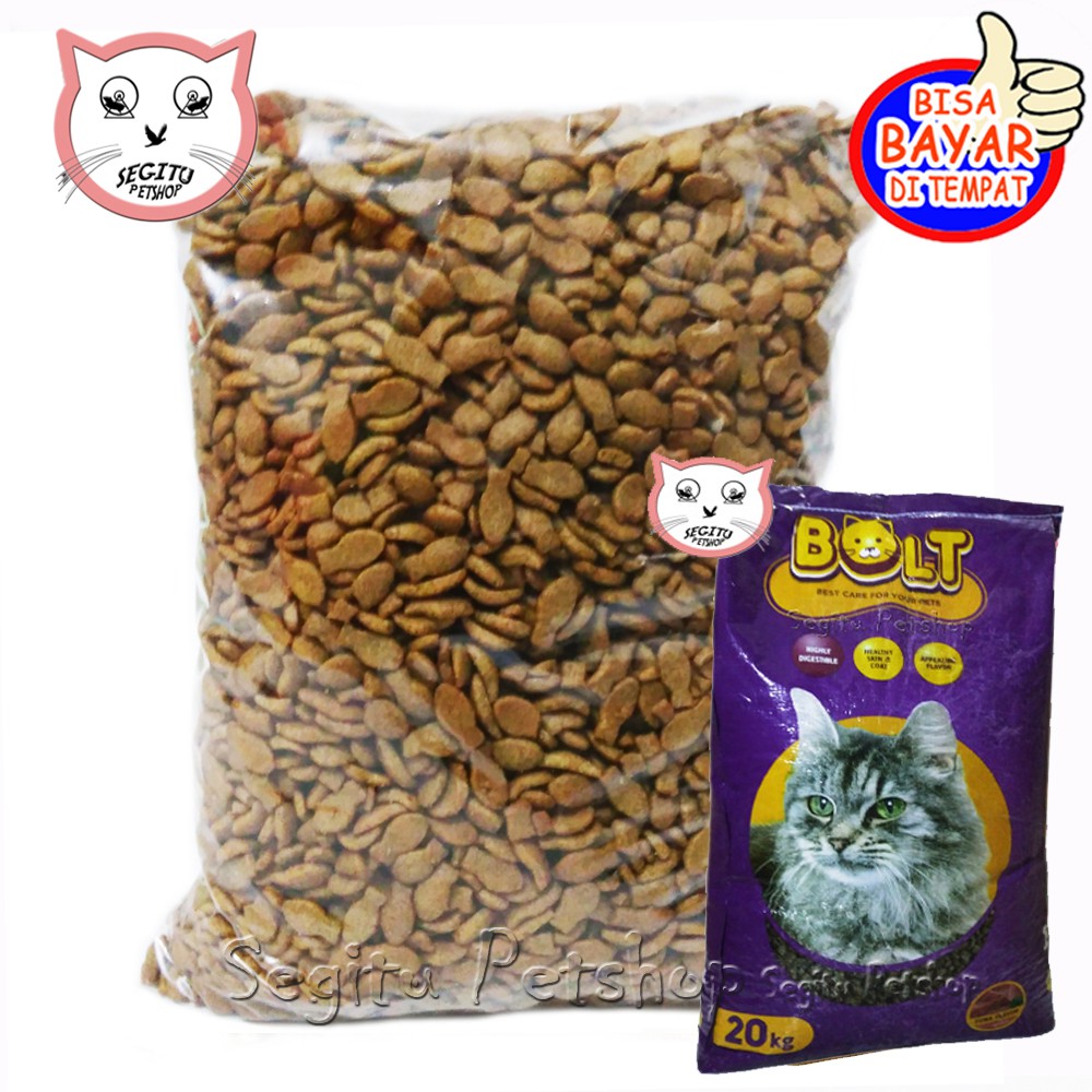 MAKANAN KUCING BOLT TUNA REPACK 500 GRAM  Shopee Indonesia