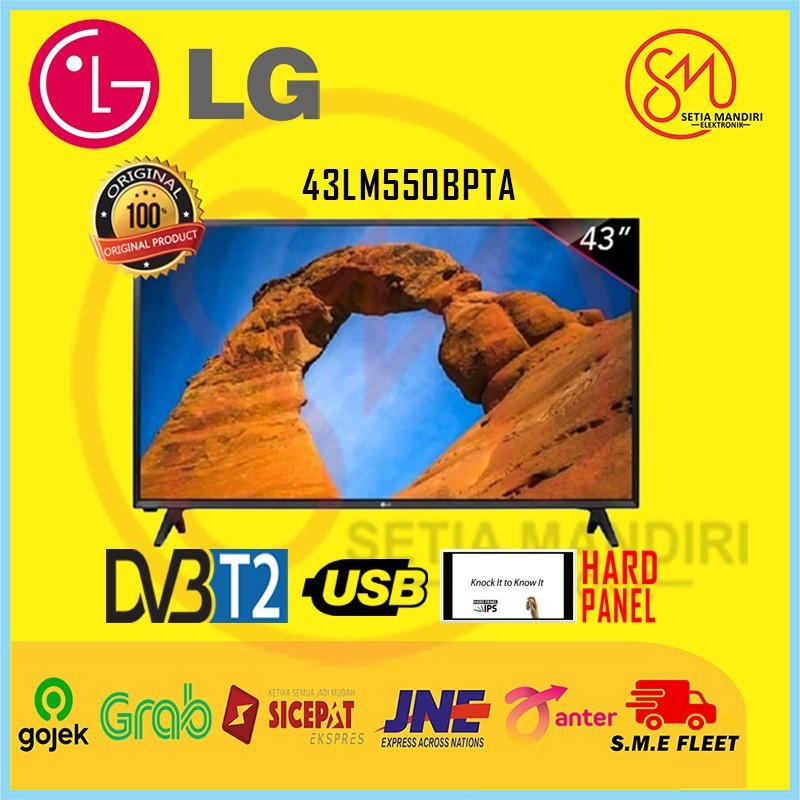 LG Televisi / TV FHD 43" - 1080p Dynamic Color Active HDR Virtual Surround | 43LM5500PTA