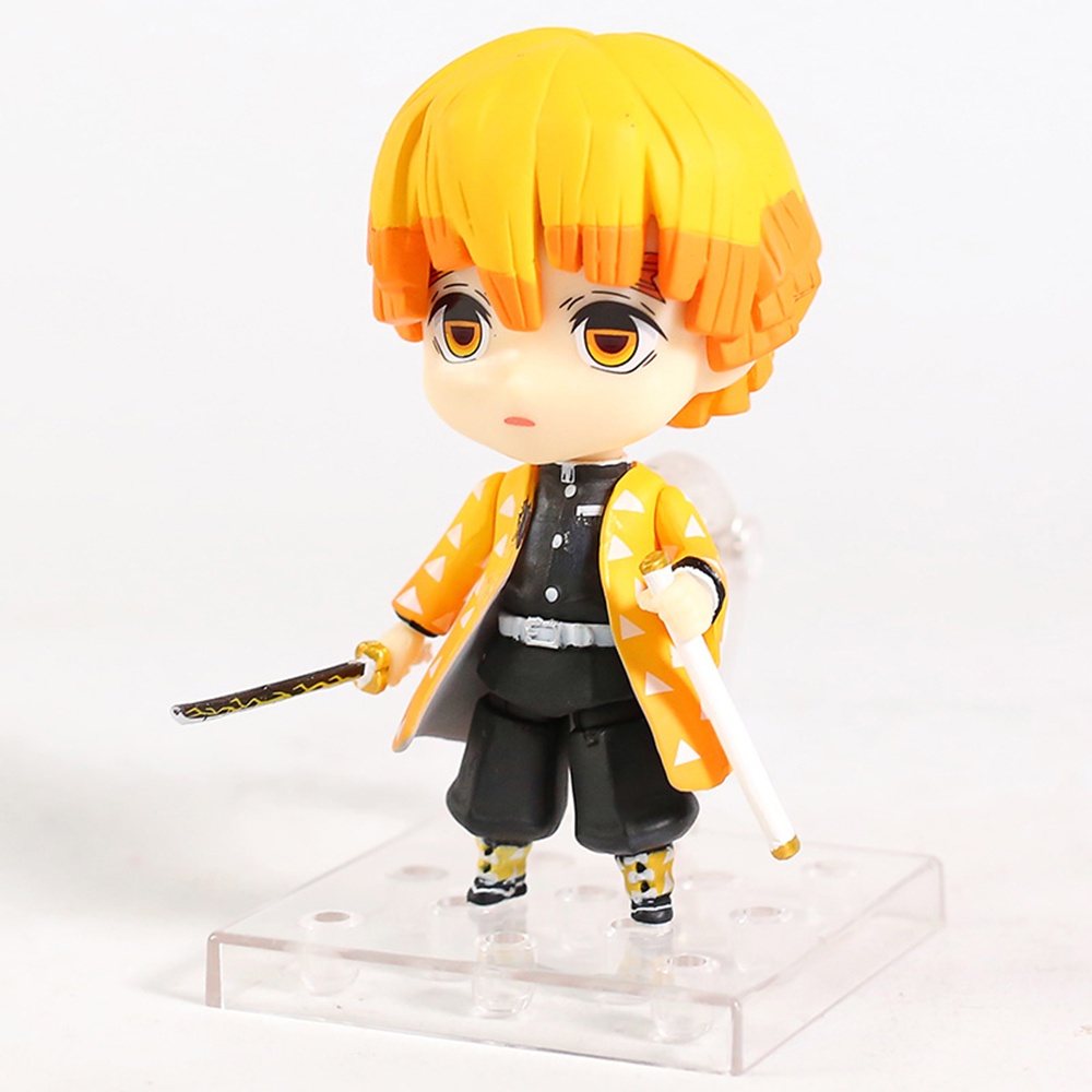 MXBEAUTY PVC Anime Demon Slayer Demon Blade Toy Figures Action Figure Toys Shinobu Miniatures Agatsuma Doll Ornaments Kimetsu no Yaiba Zenitsu Figurine Model