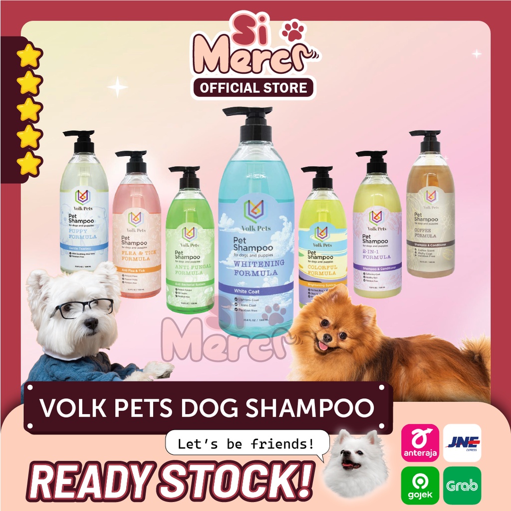 Jual Shampo Anjing Dog Puppy Tick Flea Whitening Conditioner Jamur Kutu