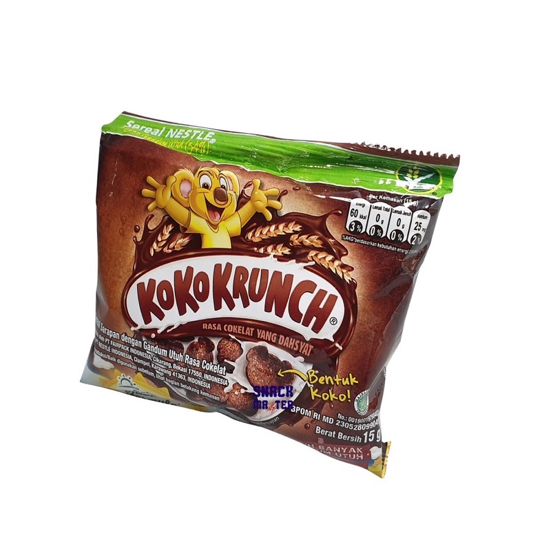 

Koko Krunch Sereal Coklat 1pcs Eceran Satuan / Koko Crunch Snack Sereal Cokelat Coklat Kokokrunch Koko Krunch Renceng Murah Bandung