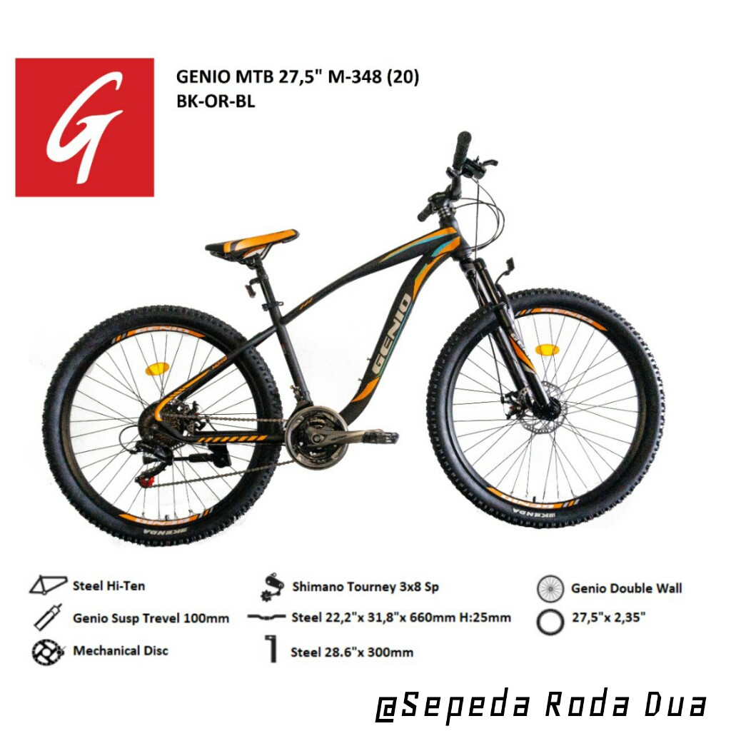 Sepeda MTB Genio 27.5" M-348