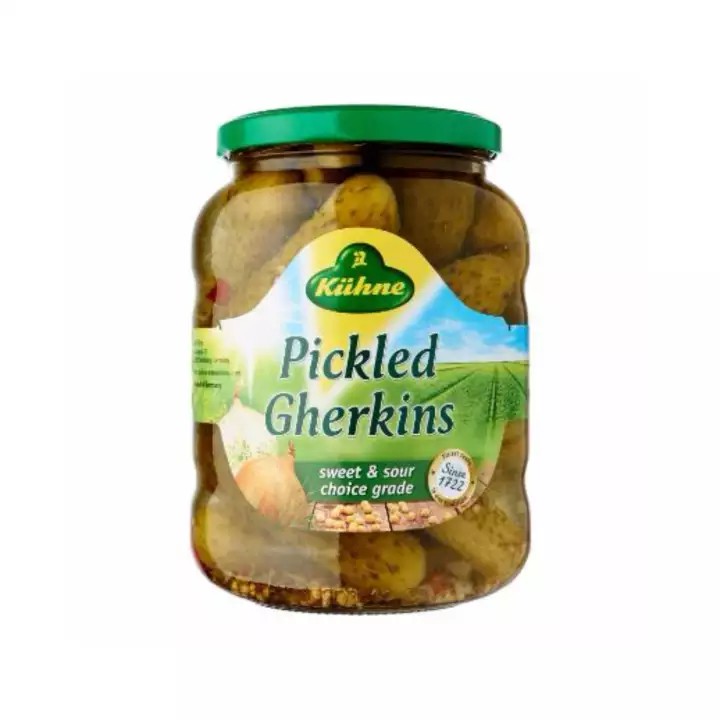 

kuhne pickled gherkins - acar dalam botol 370ml