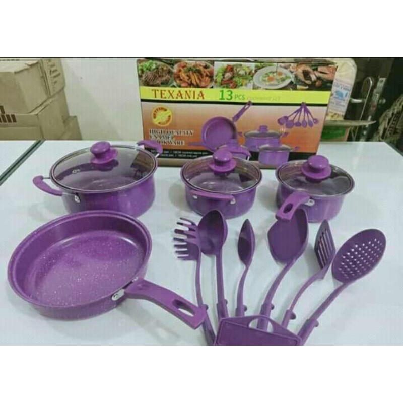 Panci Texania Set 13 Ungu