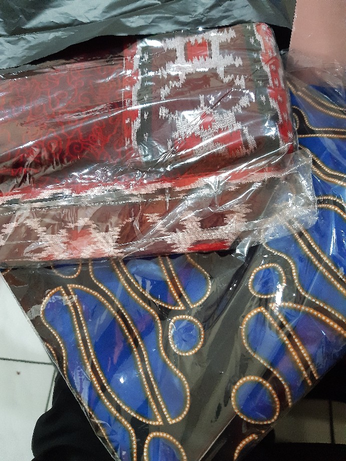 Tey-17 Batik Wanita Asj Sa Hrb026 Kenongo Kemeja Tosca Pendek