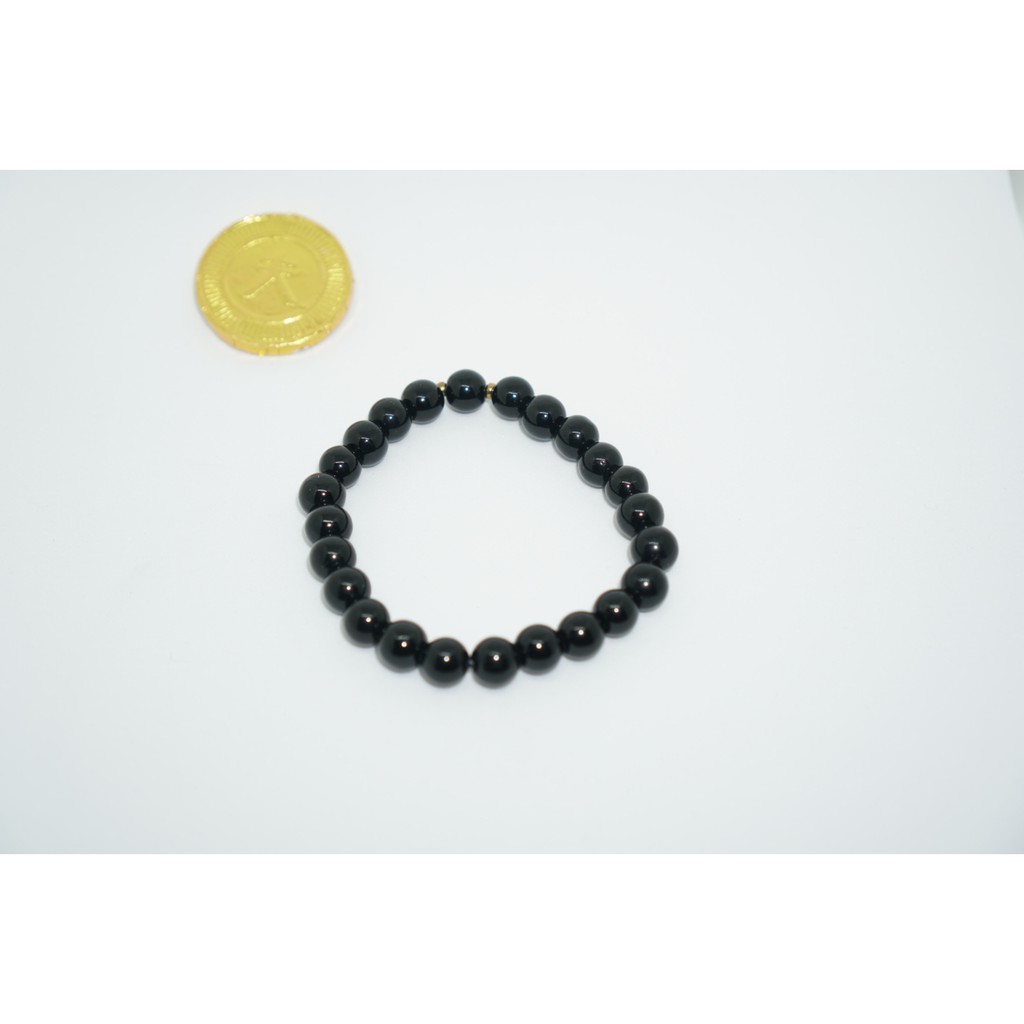 gelang batu onyx kesehatan vitalitas 8mm energy yoga healing supplier aksesoris kerajinan grosir