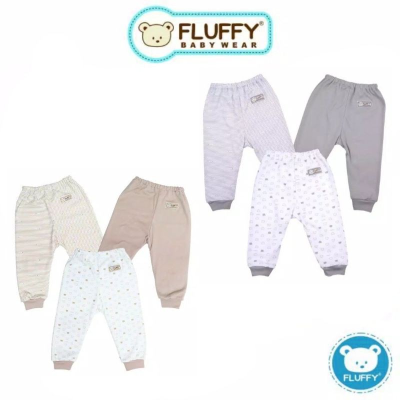 Fluffy Celana Panjang Rib S/M/L