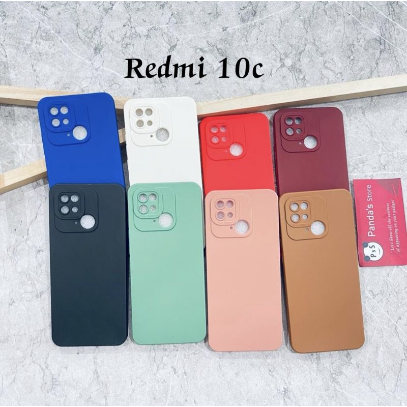 Softcase Pro Camera Redmi 10c Candy Case Full Color 3D Silikon TPU