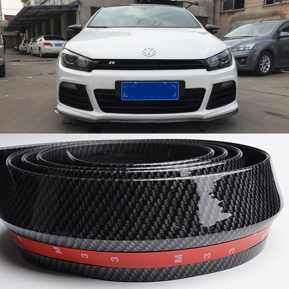 Bumper Lips Carbon Mobil SAMURAI Original UNIVERSAL / Karet List Pelindung Bumper Mobil SAMURAI