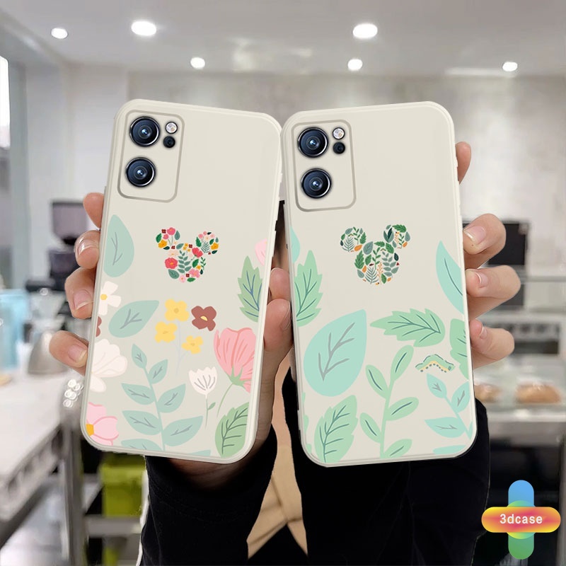 Casing Soft TPU Case Infinix Hot 10s 10 Play Hot 10 10t 10i S4 9 Pro 11 Plus Hot 9 11 Play 11 11S NFC Infinix Smart 4 5 Pro 3 Plus Infinix Note 8 10 Tencno Spark 5 PRO A54 A15 A9 A5 Cute Mickey Minnie Mouse Flower Anti-fall Case