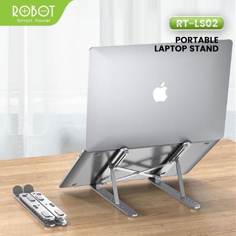 Robot RT-LS02 Alluminium Alloy Liftable &amp; Foldable Laptop Cooling Stand