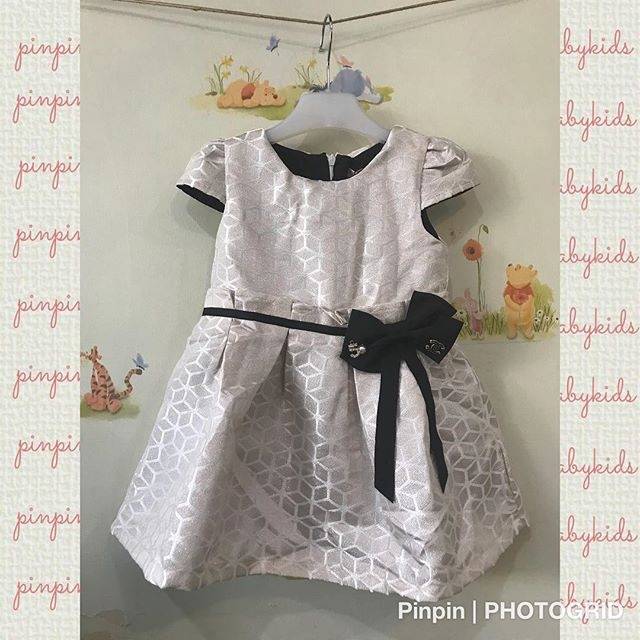Dress gold anak import