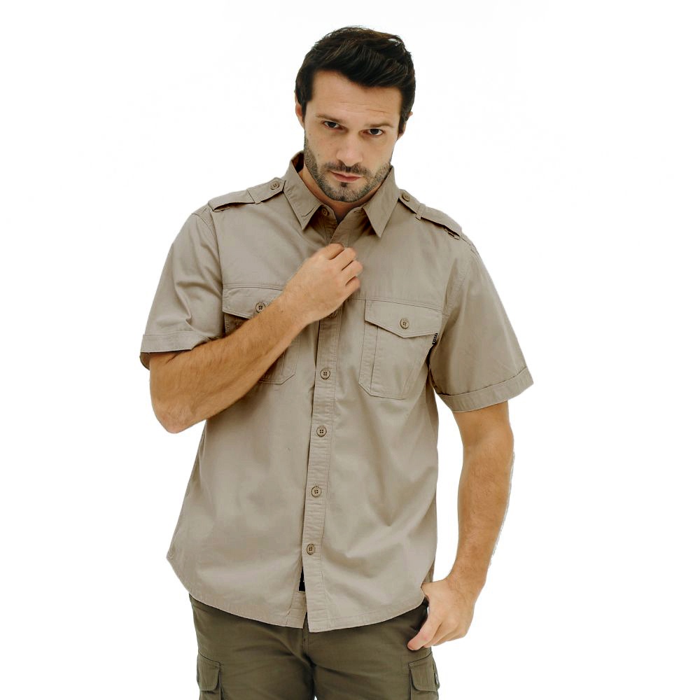 EIGER ORIGINAL KEMEJA PENDEK PRIA CRANIUM SHIRT 3.0