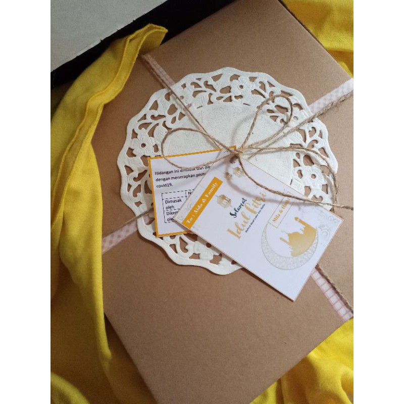 hampers lebaran / hampers ketupat lebaran / hampers opor ayam / ketupat opor ayam Jakarta