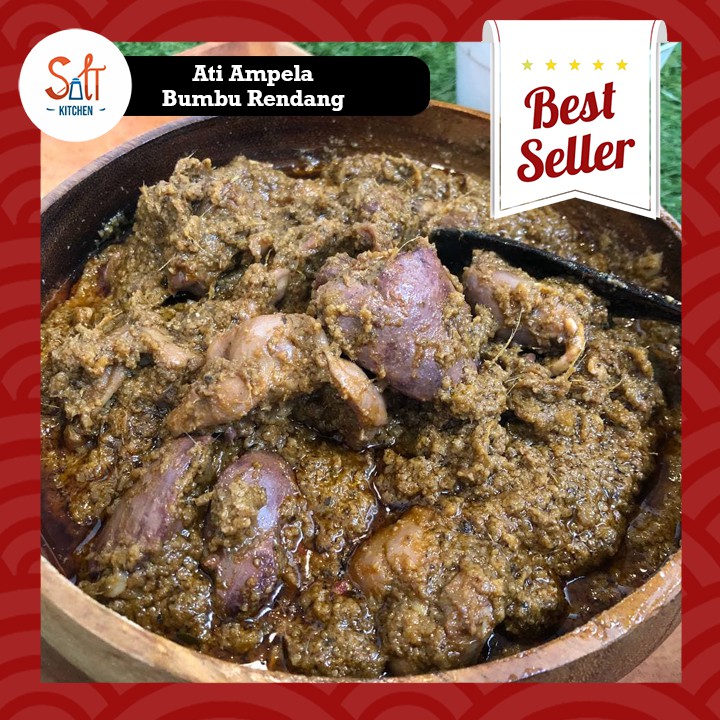 

[Best Seller] Hati Ampela Bumbu Rendang