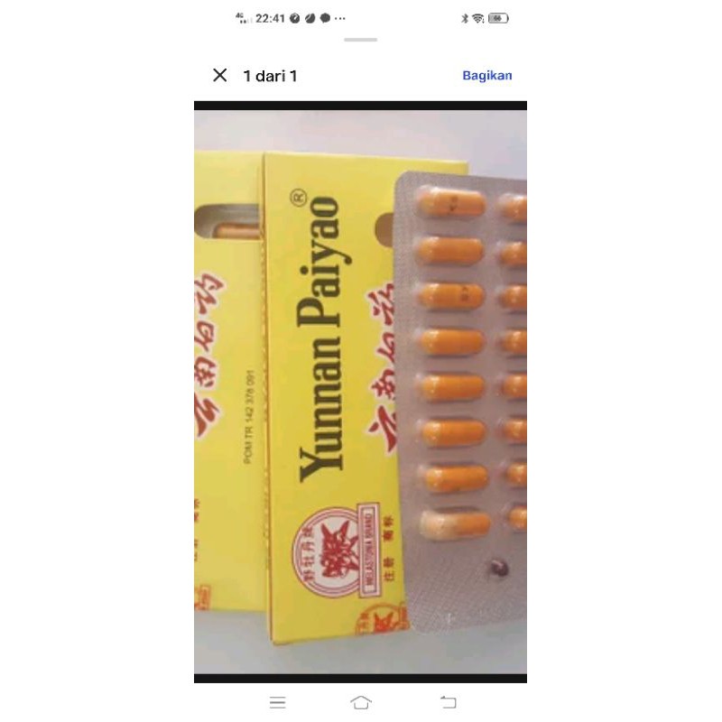 

yunnan paiyao obat memar amsiong kampsul