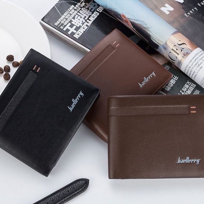 BAELLERRY DR001 Dompet Pria Bahan Kulit PU Leather Premium WATCHKITE BAEOS-7