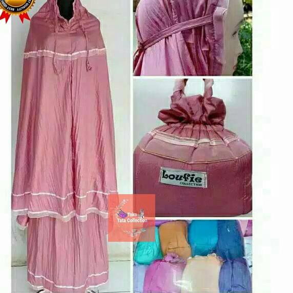 ✹ [ ] MUKENA LOUFIE ORIGINAL Parasut Travelling Dewasa Jumbo l Mukena Parasut Loufie ✽