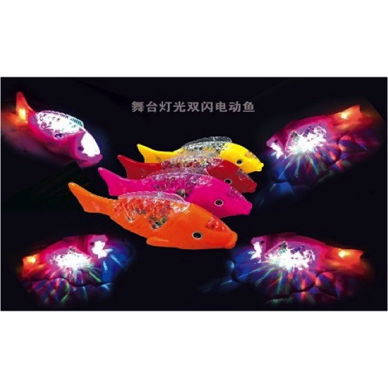 Mainan Anak Ikan F3189 Fish Lampu Light Rainbow Impor SNI Limited
