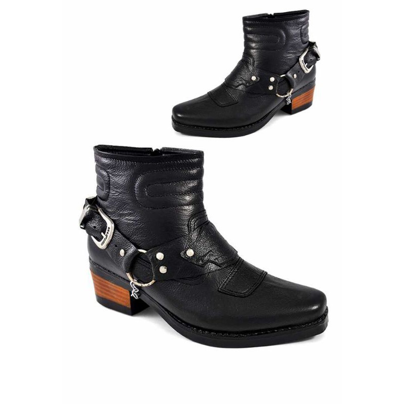 SEPATU BOOT COWBOY PRIA BOOTS JUNGLE PRIA NERKUALITAS