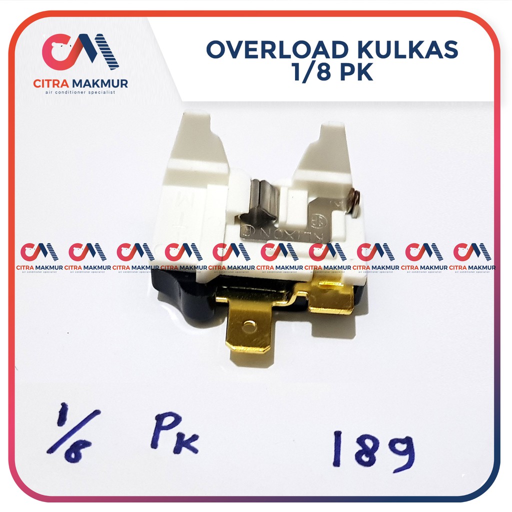 Overload Klixon Kulkas mini satu pintu 189 Gepeng 1 putih refrigerator bimetal kompresor compressor