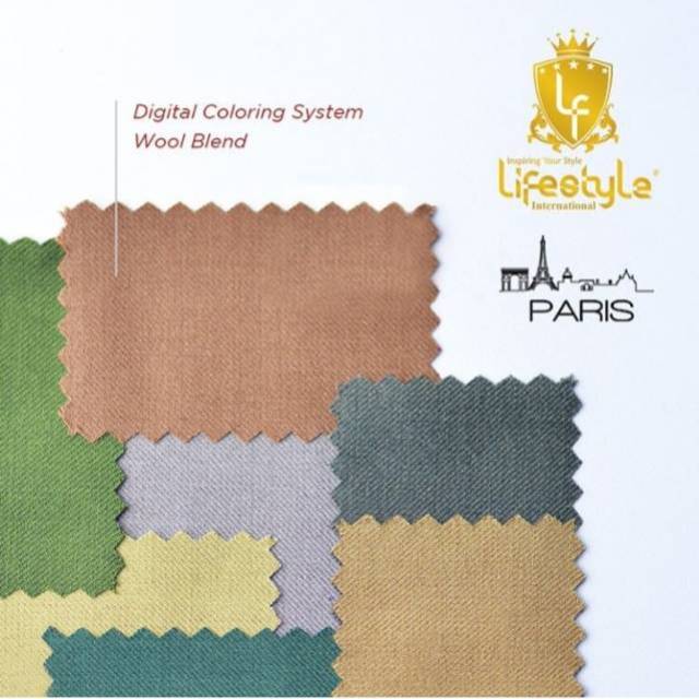 Paris kain wool tiar bahan jas celana pemda polisi maxistyle
