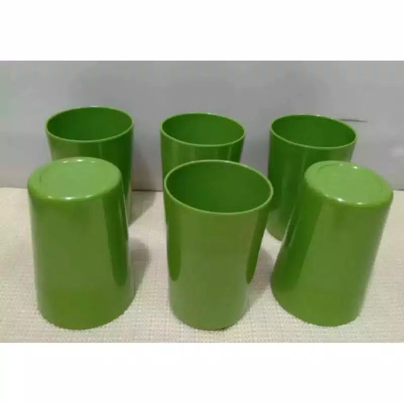 6 pcs gelas melamine terbaru unica food grade