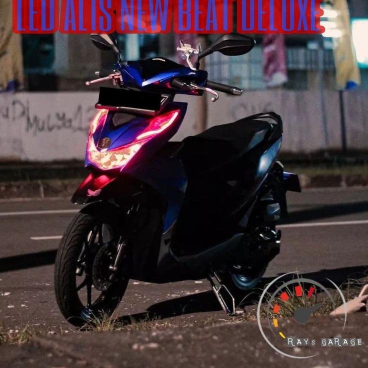 Special  2 PC SEPASANG LED ALIS BEAT DELUXE BONUS DEMON DEVIL EYES
