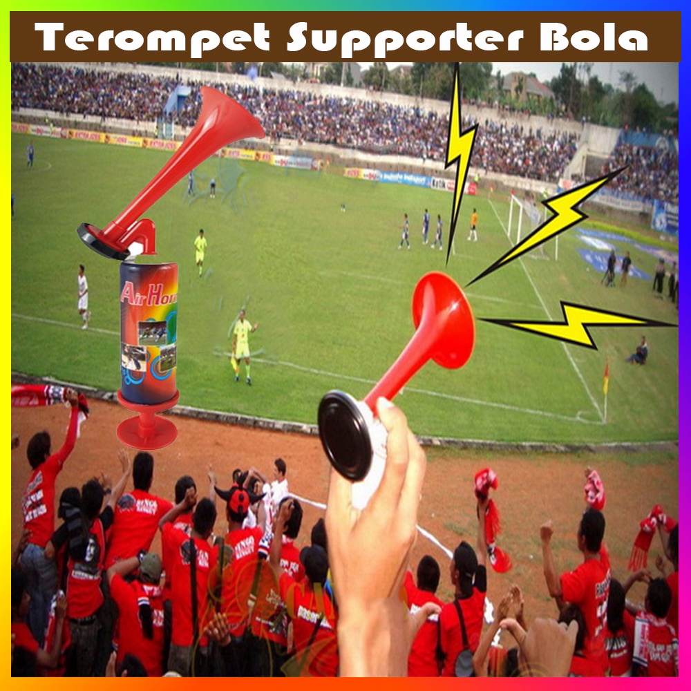 Terompet Supporter Bola Trumpet Dorong Air Horn Trumpet New Year Trumpet PompaTerompet Dorong Air Horn Terompet Tahun Baru - Motif Gambar Random